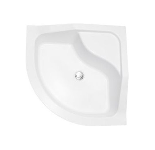 Besco Oliver receveur de douche semi-circulaire 90x90 cm blanc #BAO-90-II