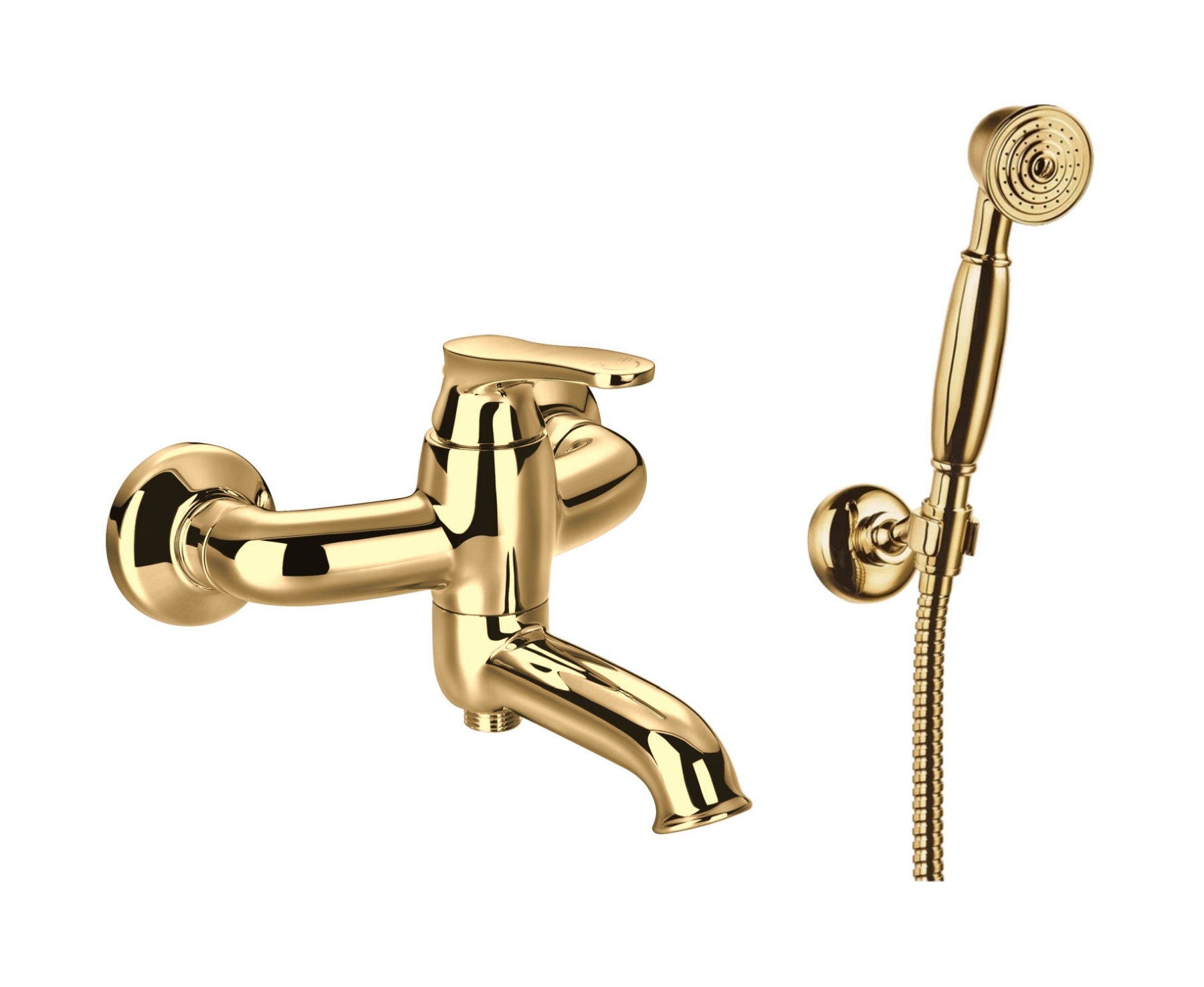 Omnires Art Deco mitigeur bain-douche murale doré AD5131GL