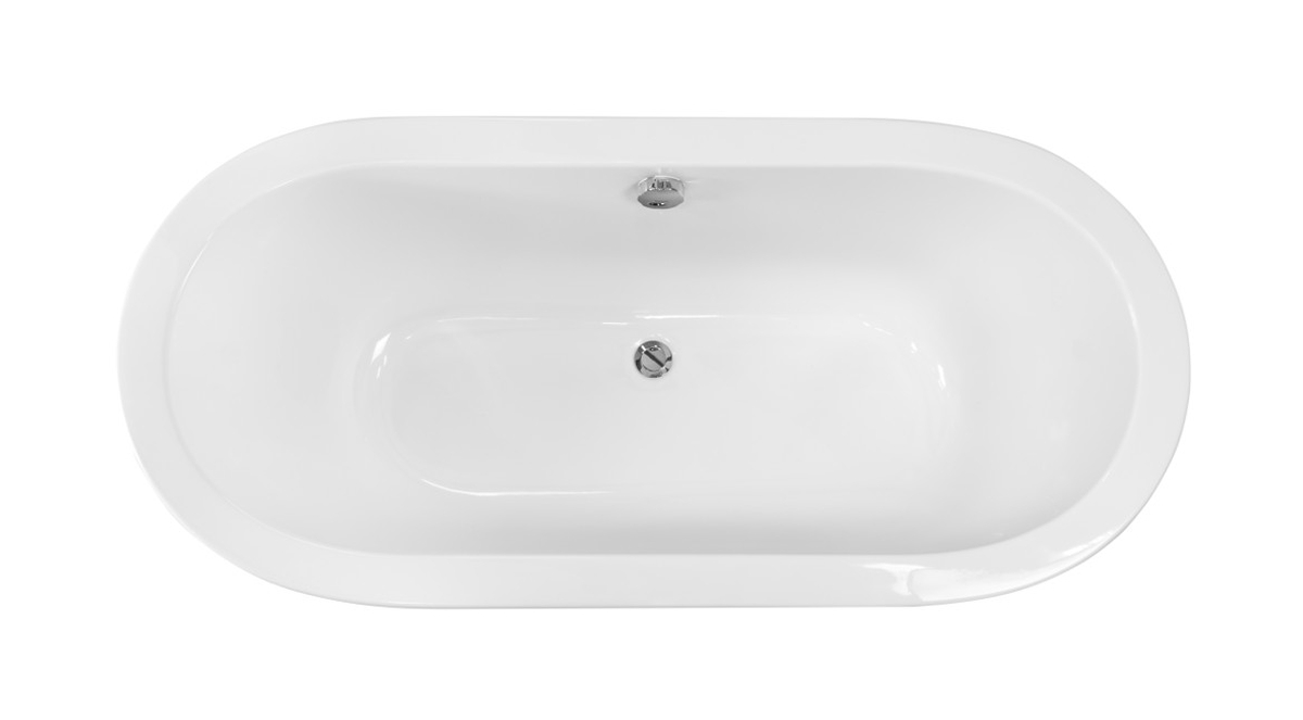 Besco Victoria baignoire ovale 185x82 cm ovale blanc #WKV-185-WZ