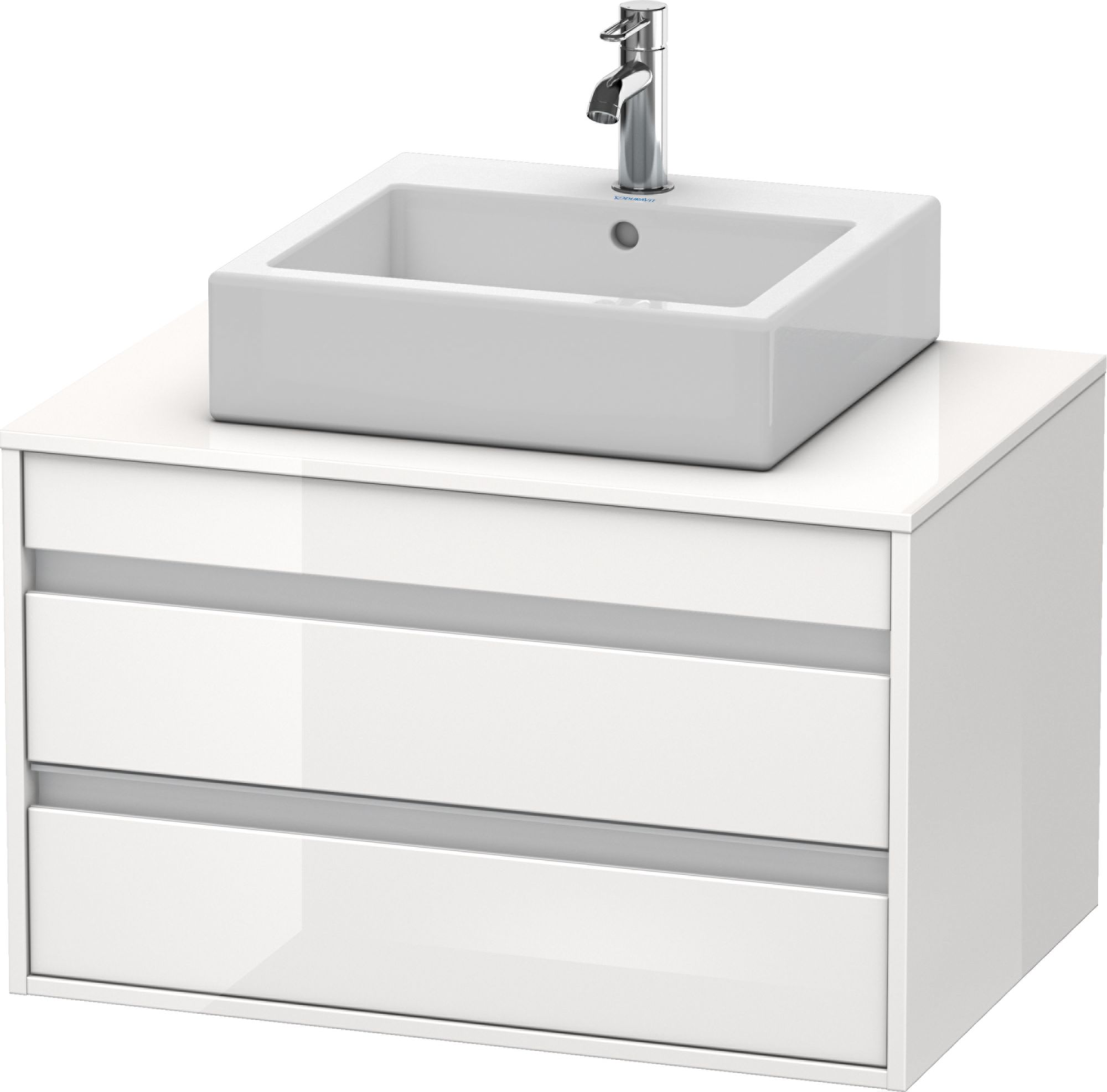 Duravit Ketho armoire 80x55x49.6 cm sous-lavabo suspendu blanc KT665402222
