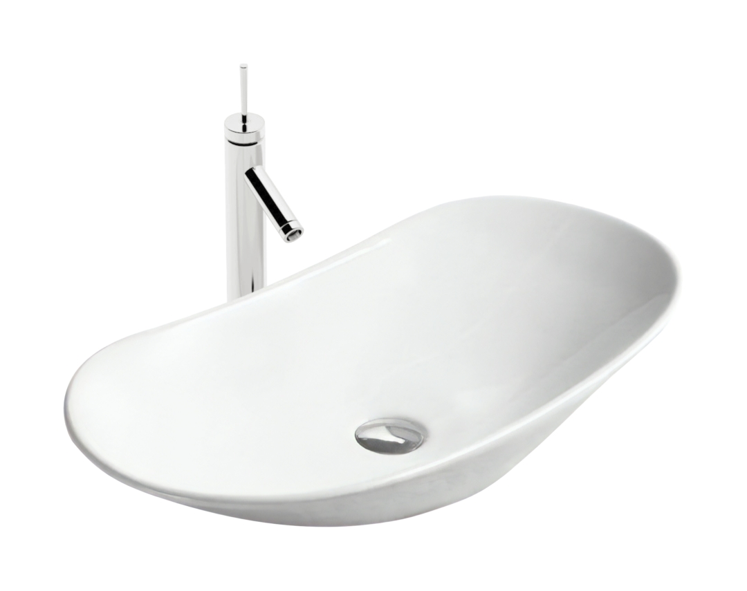 Rea Royal lavabo 62x36 cm ovale à poser blanc REA-U0441