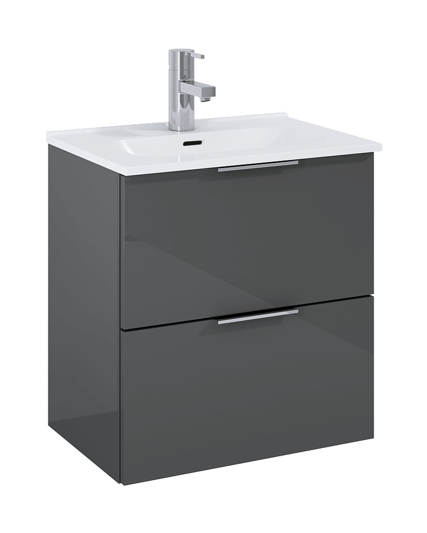 Elita Street Plus lavabo avec meuble 51.5 cm anthracite RE020500106610