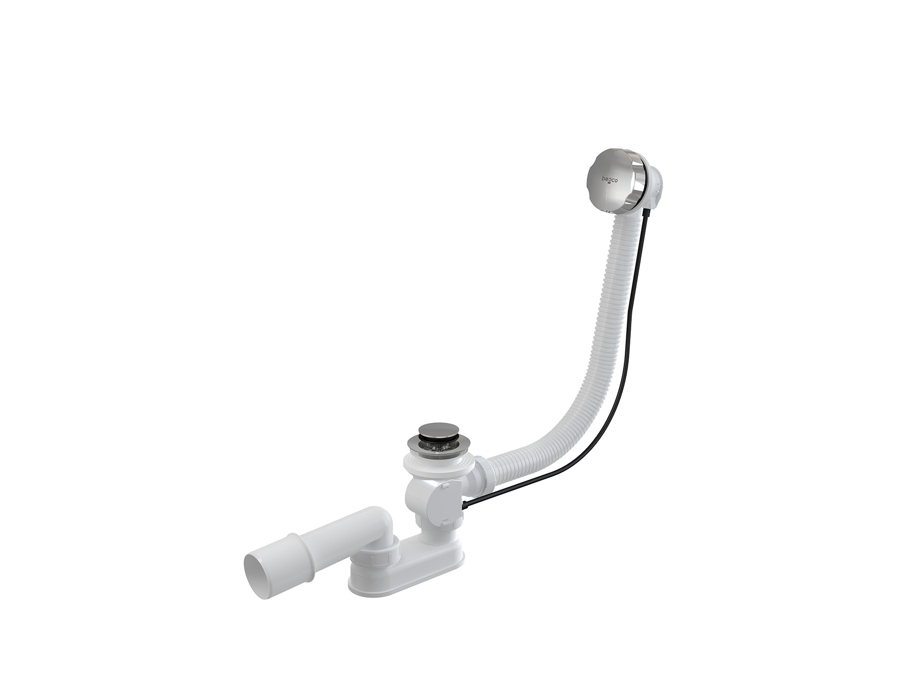 Besco siphon de baignoire chrome SW-AUTO
