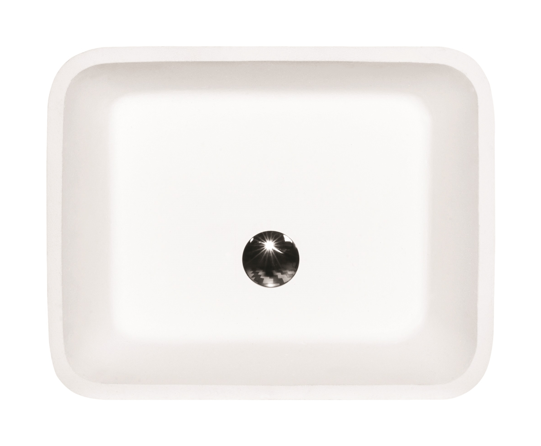 Besco Assos lavabo 50x40 cm rectangulaire à poser blanc brillant #UMD-A-NB