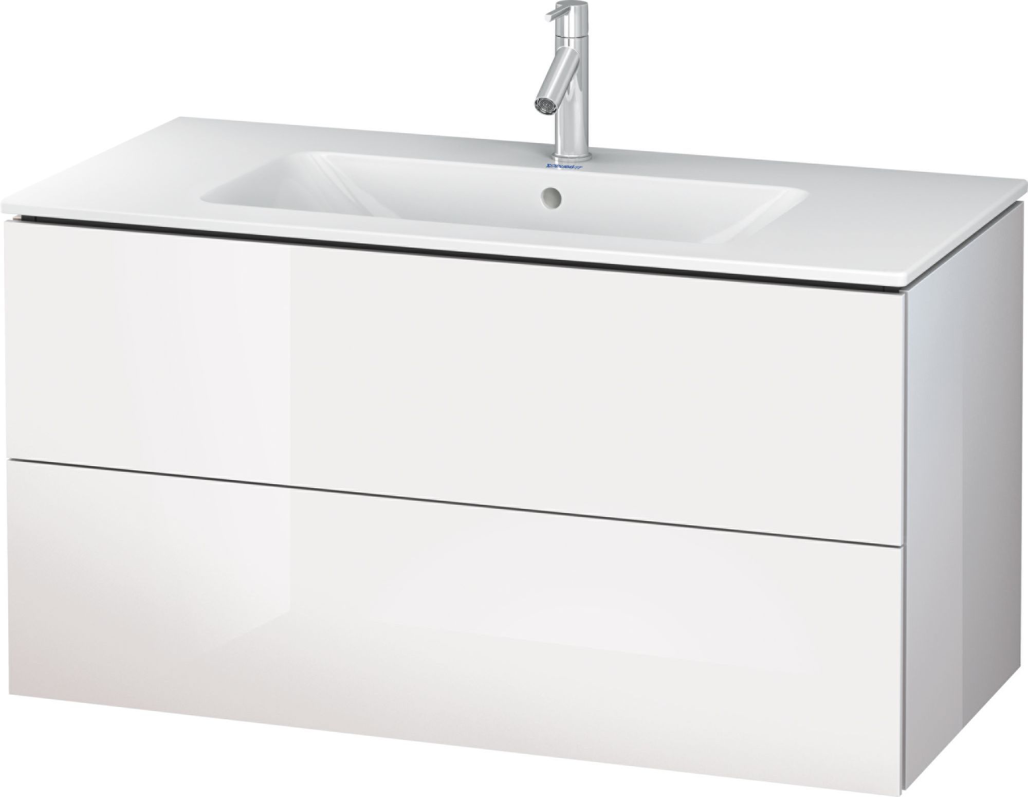 Duravit L-Cube armoire 102x48.1x55 cm sous-lavabo suspendu blanc LC624202222
