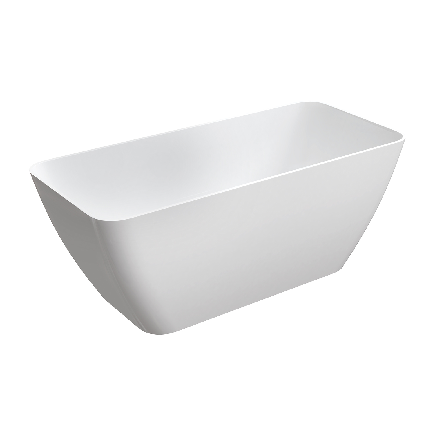 Omnires Parma M+ baignoire autoportante 159x71 cm ovale blanc PARMAWWBP