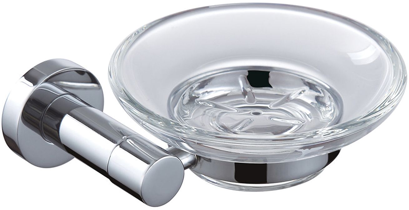 Omnires Modern Project porte-savon mural chrome-transparent MP60420CR