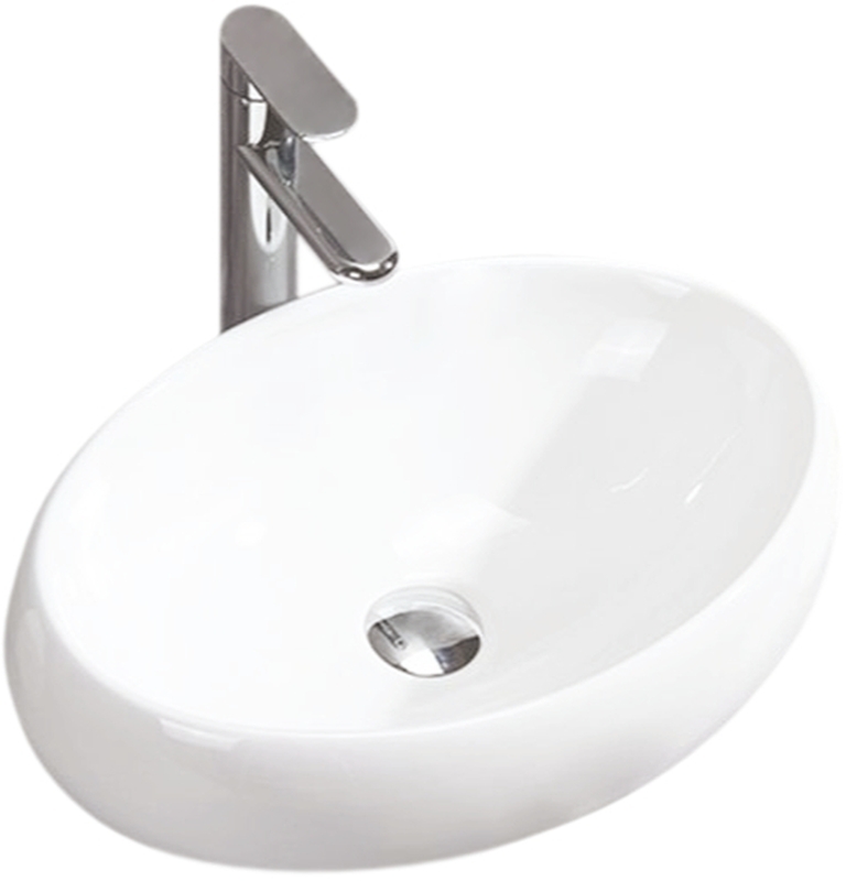 Rea Linda lavabo 48.5x34 cm ovale à poser blanc REA-U0462