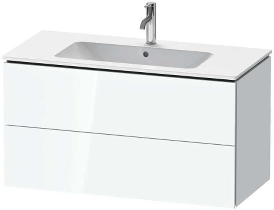 Duravit L-Cube armoire 102x48.1x55 cm sous-lavabo suspendu blanc LC624208585