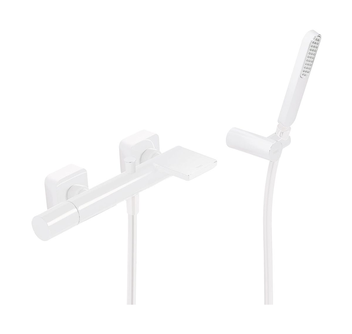 Tres Loft Colors mitigeur bain-douche murale blanc 200.170.01.BM