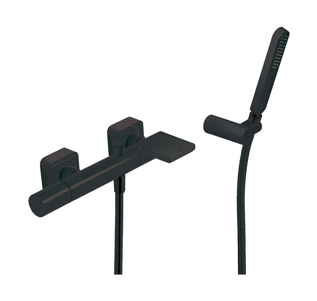 Tres Loft Colors mitigeur bain-douche murale noir 200.170.01.NM