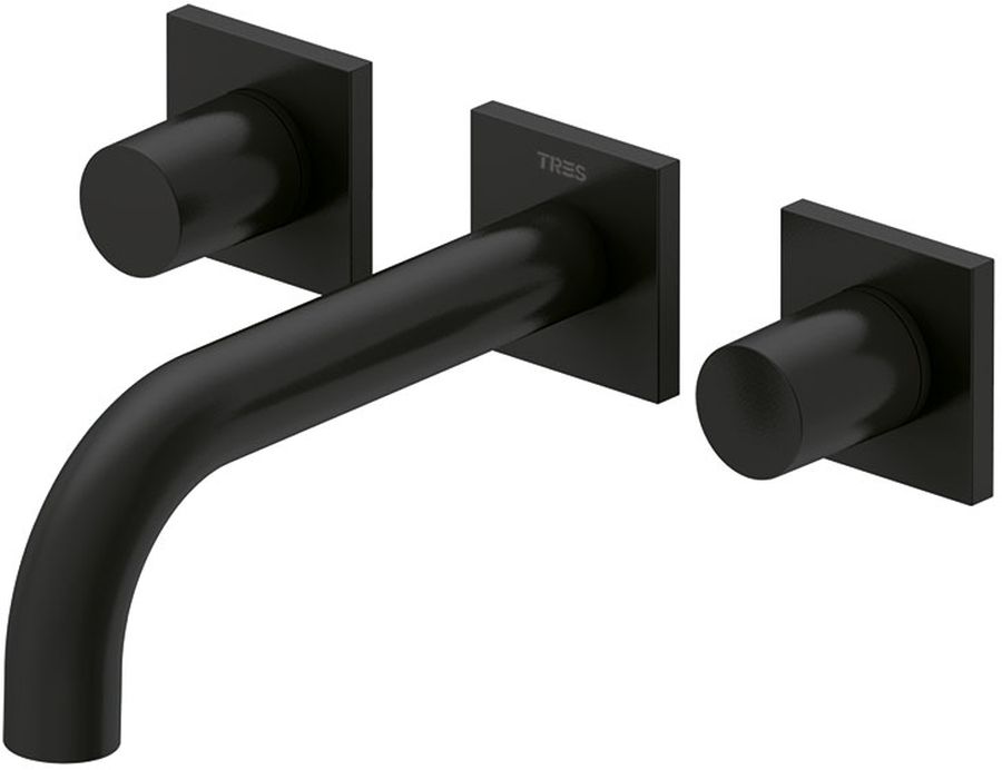 Tres Project mitigeur de cuisine encastrée noir 211.151.01.NM