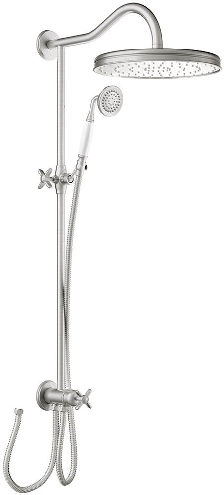 Tres Monoclasic ensemble de douche mural acier 242.476.01.AC