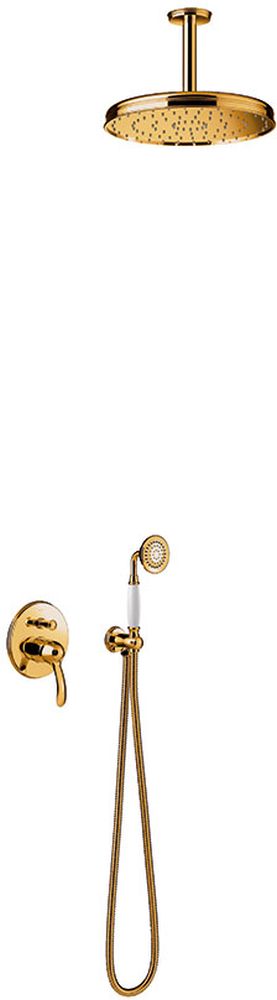 Tres Monoclasic ensemble de douche encastré oui doré 242.180.04.OR