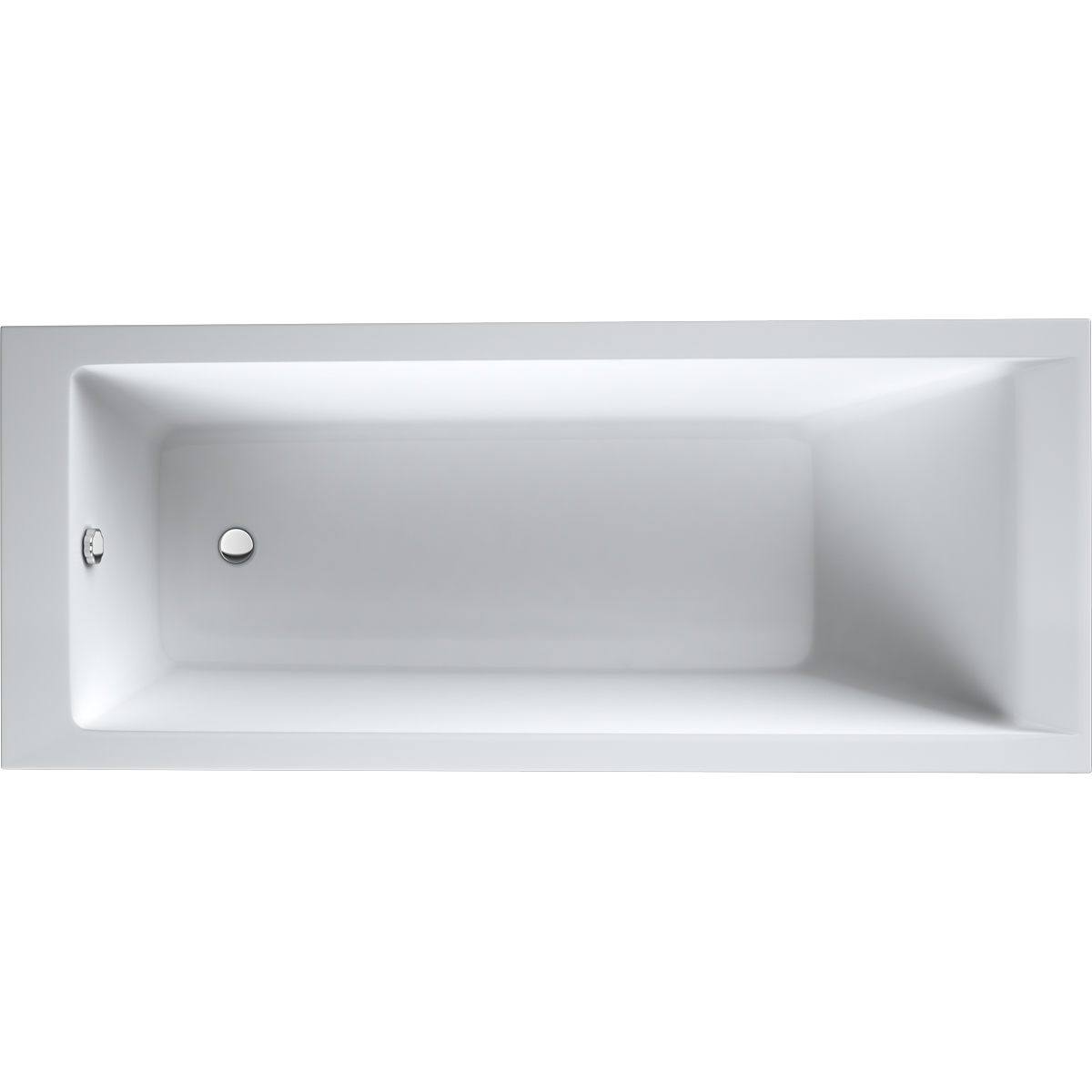 Oltens Langfoss baignoire rectangulaire 160x70 cm blanc 10003000