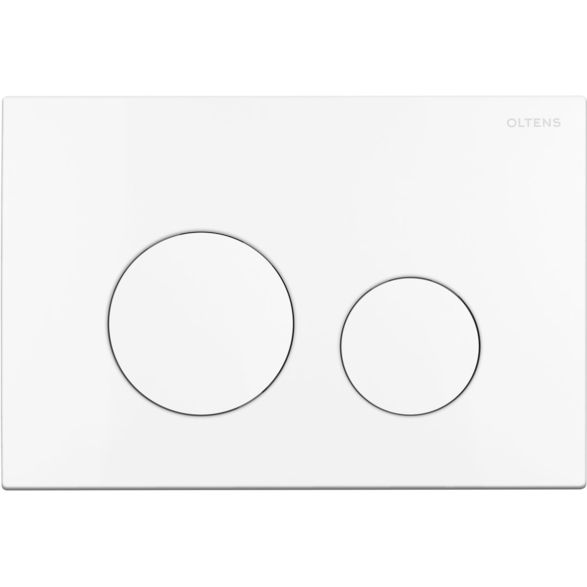 Oltens Lule bouton de chasse d'eau pour WC blanc 57102000