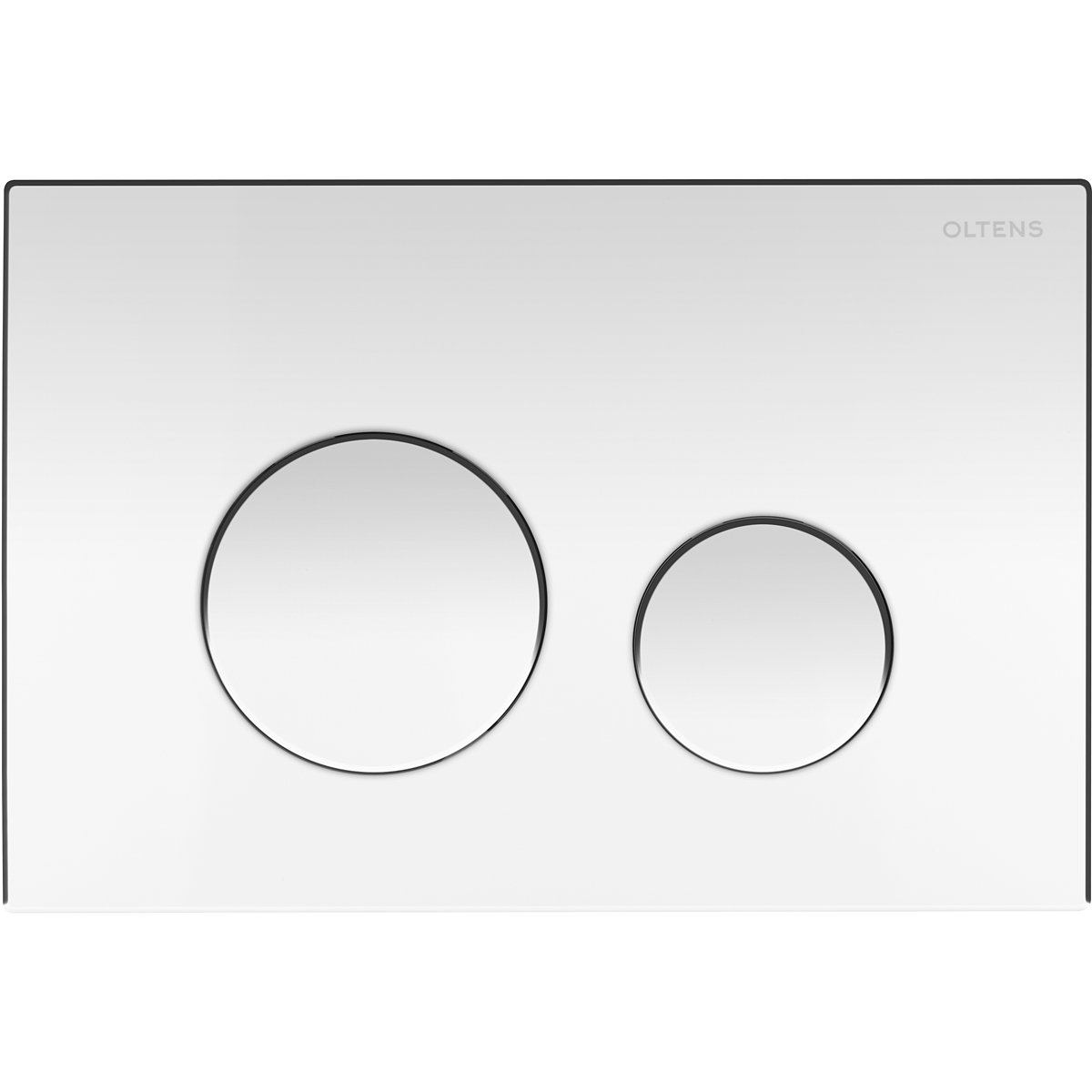 Oltens Lule bouton de chasse d'eau pour WC chrome brillant 57102100