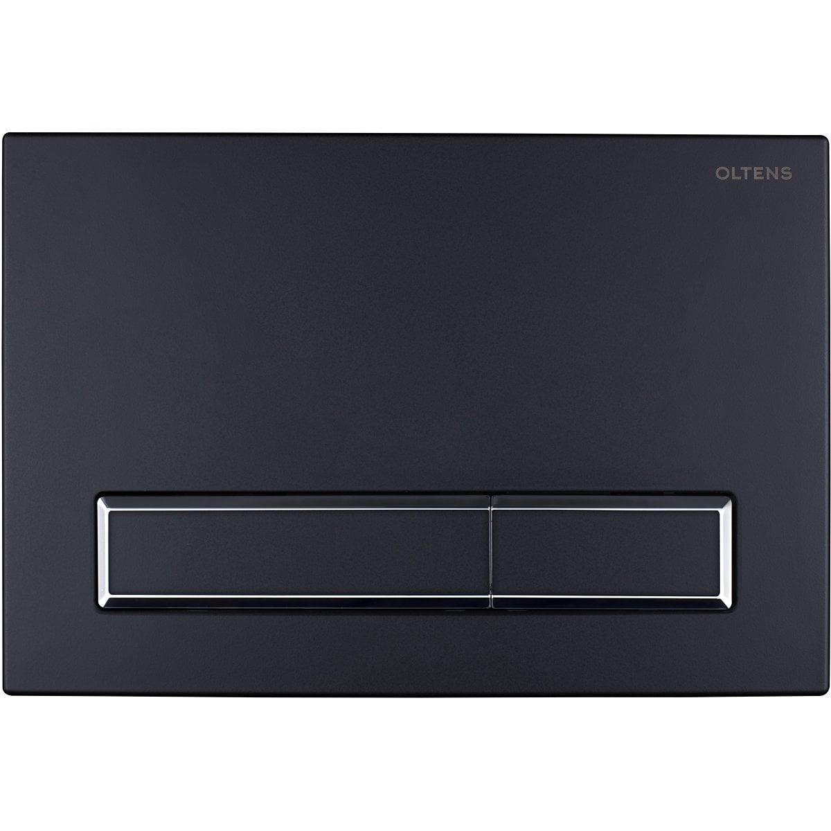 Oltens Torne bouton de chasse d'eau pour WC noir mat/chrome/noir mat 57101300