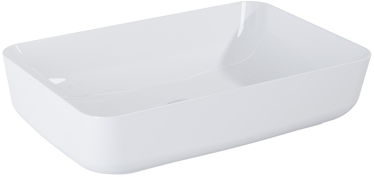 Elita Nomia lavabo 50x39 cm rectangulaire à poser blanc RE040500058060