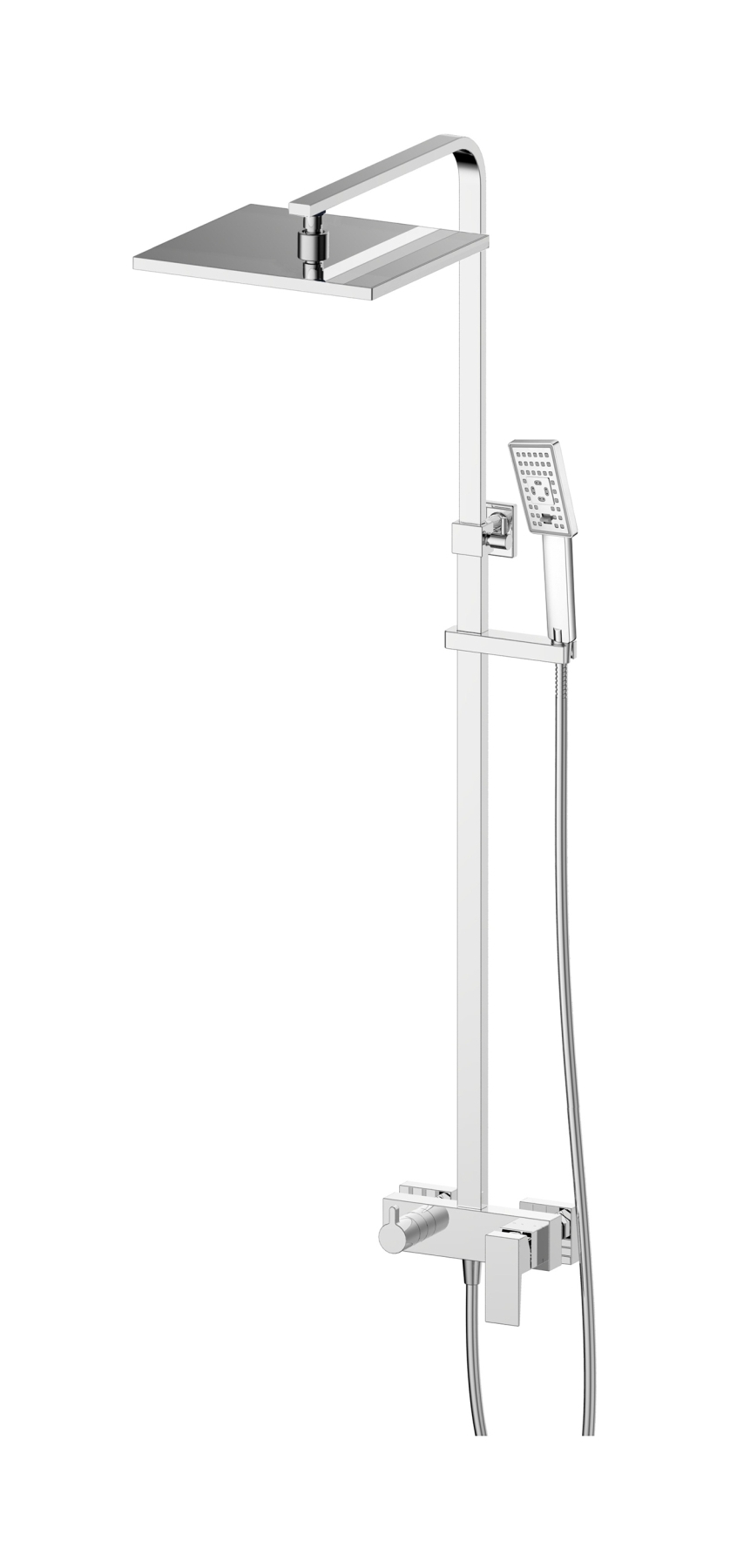 Omnires Fresh ensemble de douche mural oui chrome FR7144CR