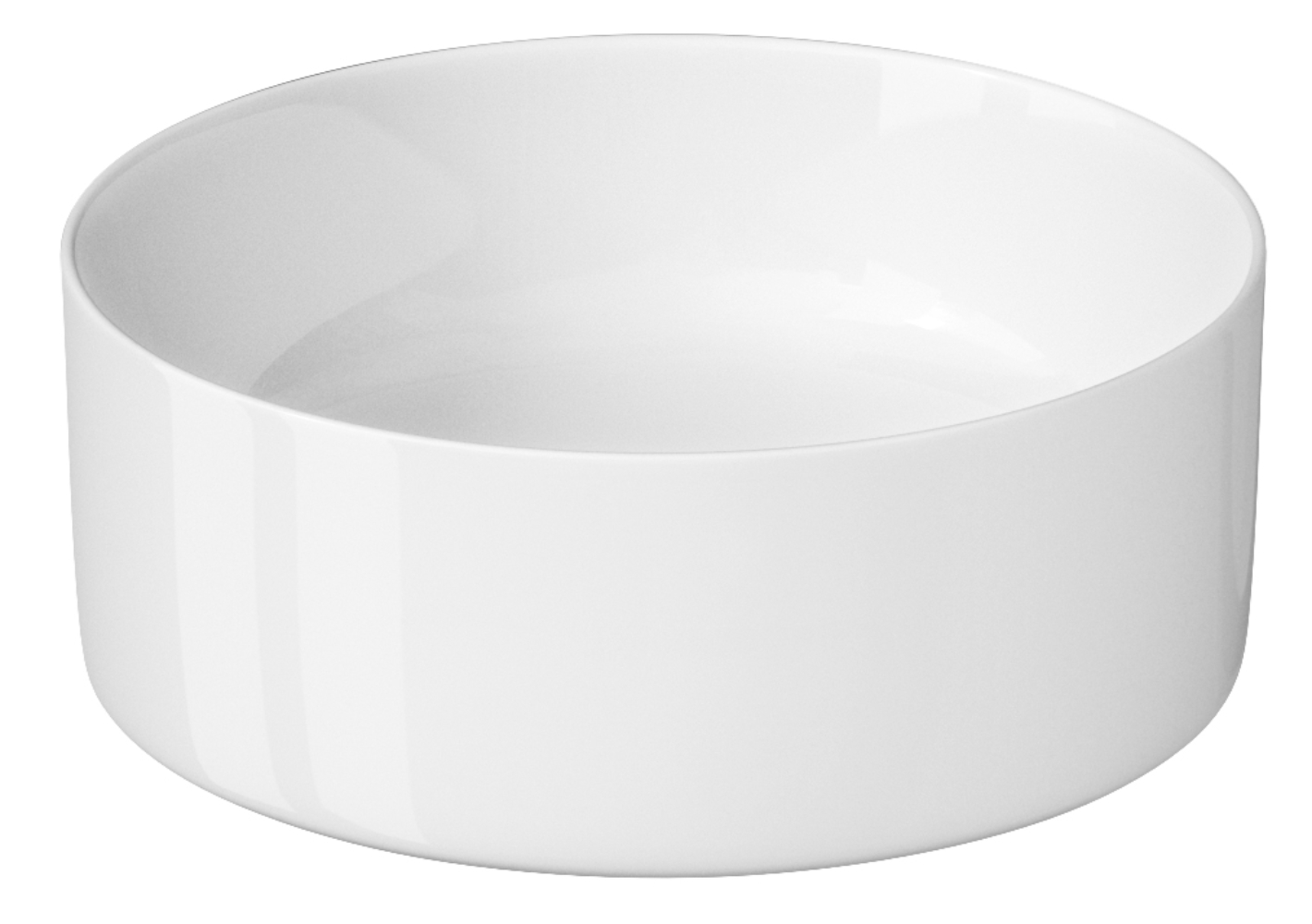 Cersanit Crea lavabo 38x38 cm ronde à poser blanc K114-020