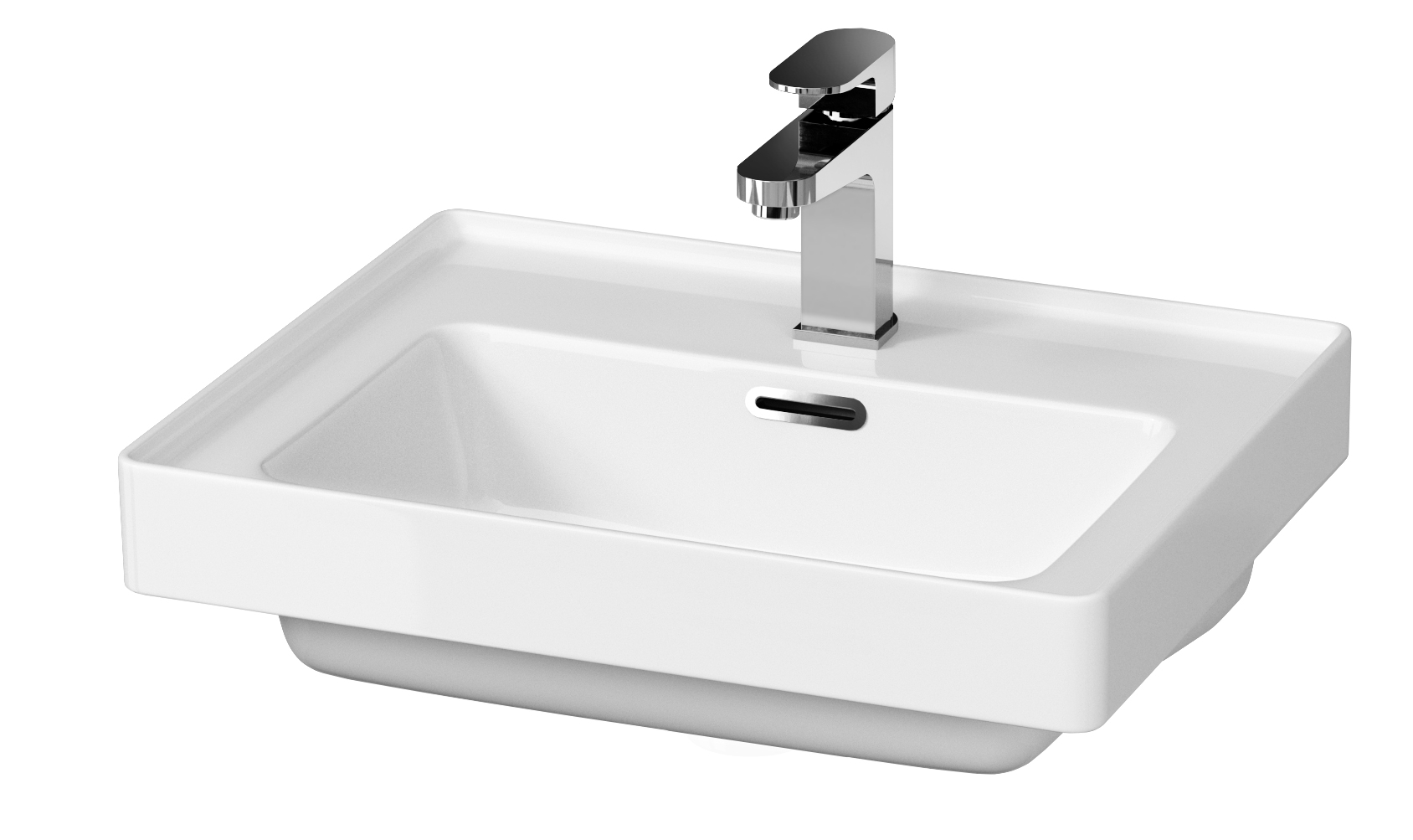 Cersanit Crea lavabo 50.5x40 cm rectangulaire de meuble blanc K114-005