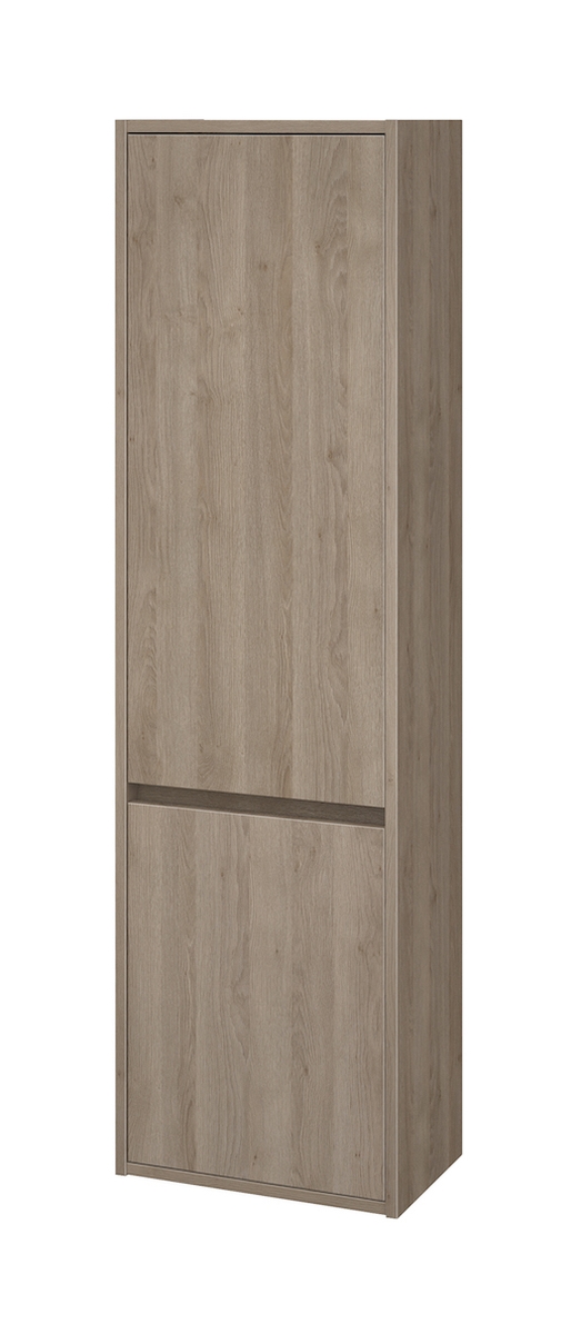 Cersanit Crea szafka boczna 140 cm wysoka wisząca dąb S924-024