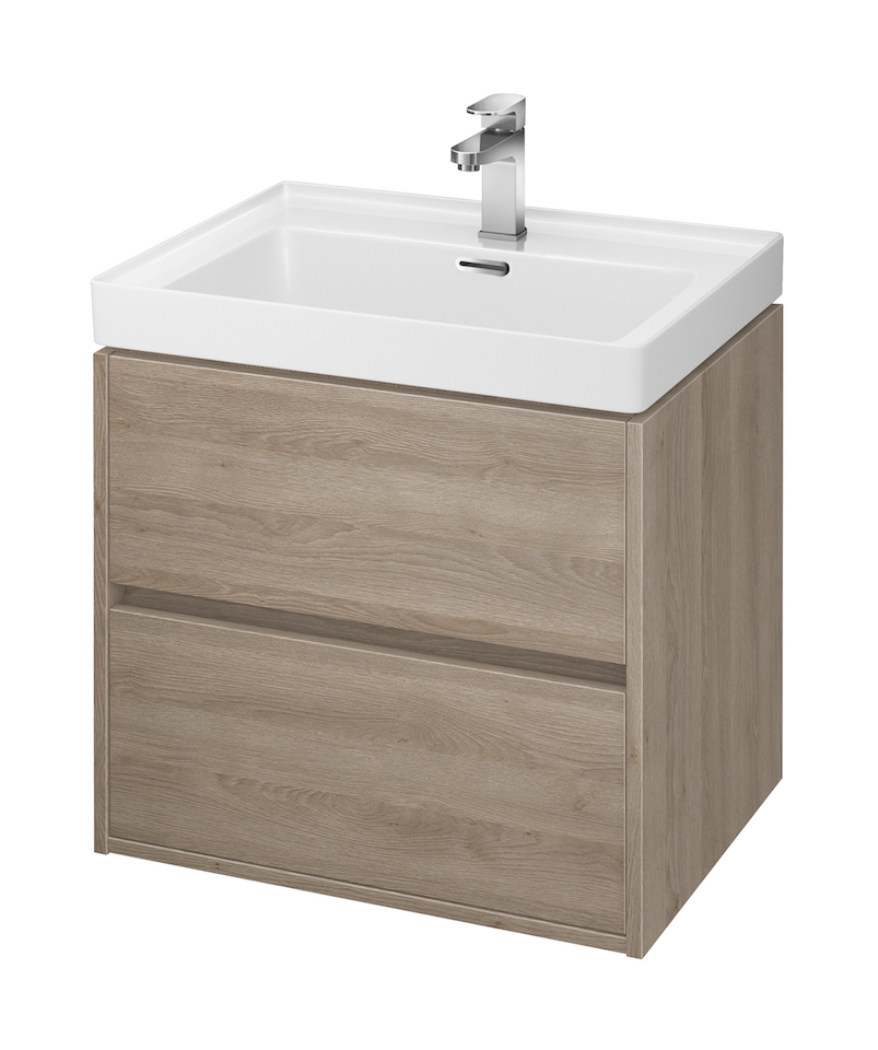 Cersanit Crea armoire 59x45x53 cm sous-lavabo suspendu chêne S924-008