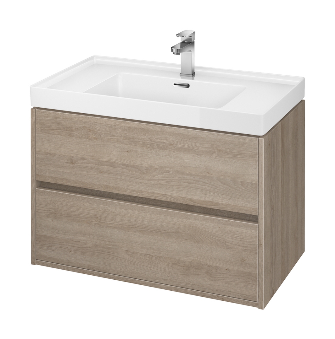 Cersanit Crea armoire 79x45x53 cm sous-lavabo suspendu chêne S924-009