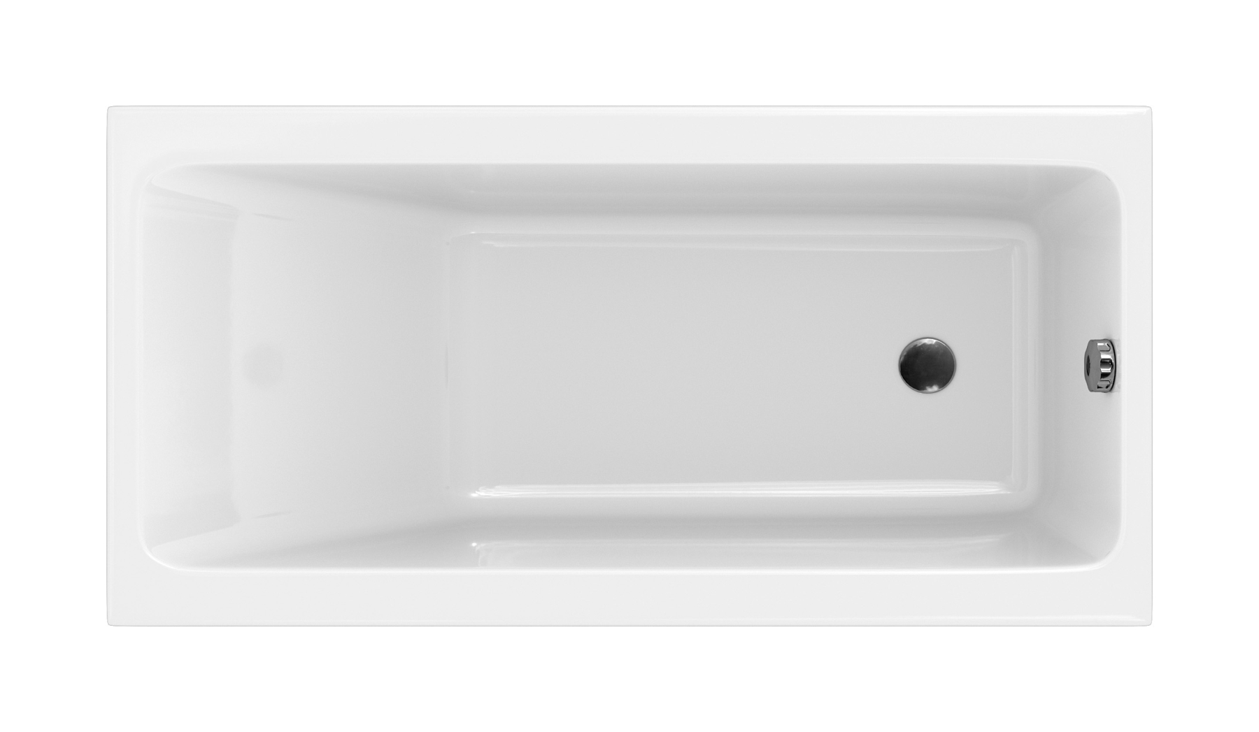 Cersanit Crea wanna prostokątna 150x75 cm biała S301-233