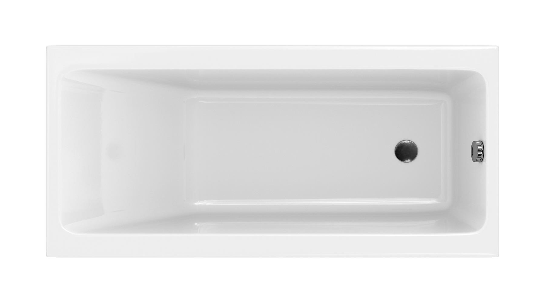 Cersanit Crea baignoire rectangulaire 160x75 cm blanc S301-225