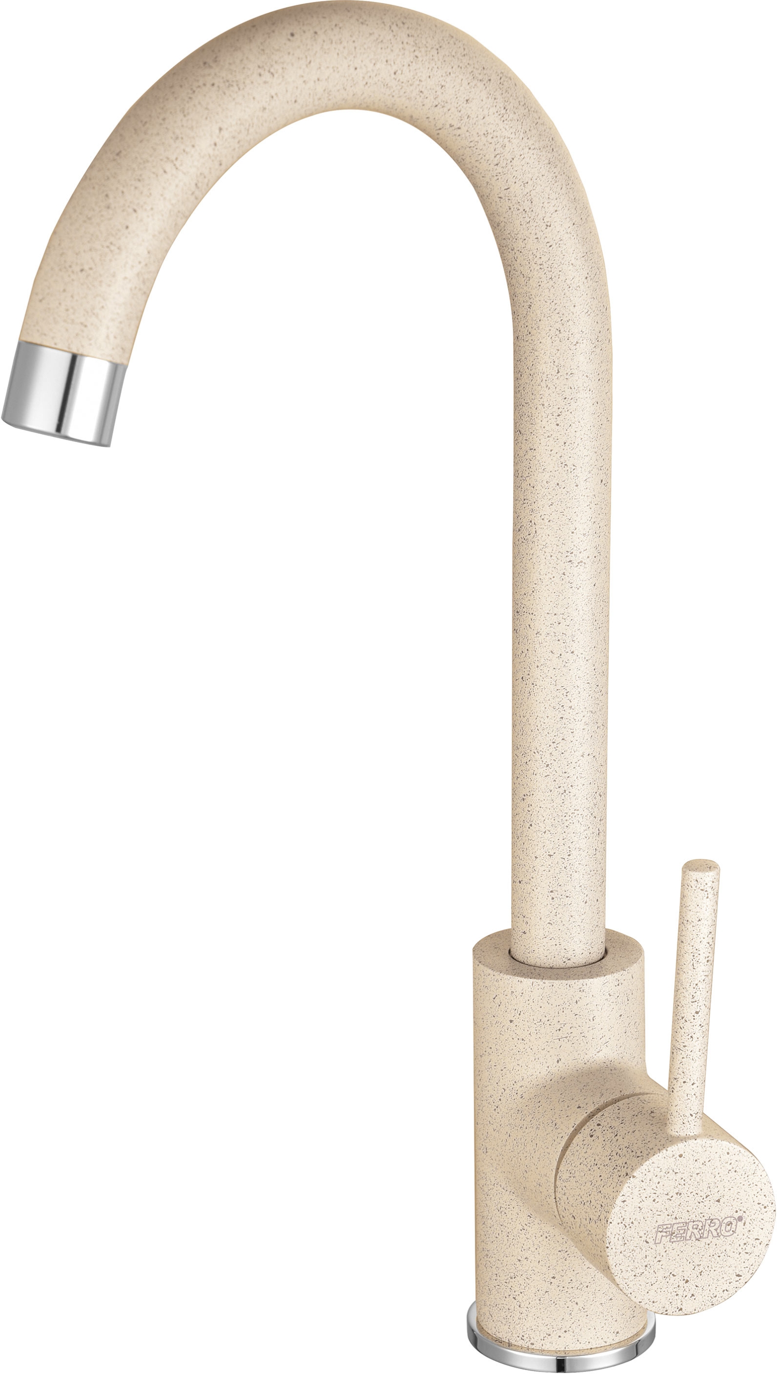 Ferro Freya mitigeur de cuisine sur pied beige BFR41S