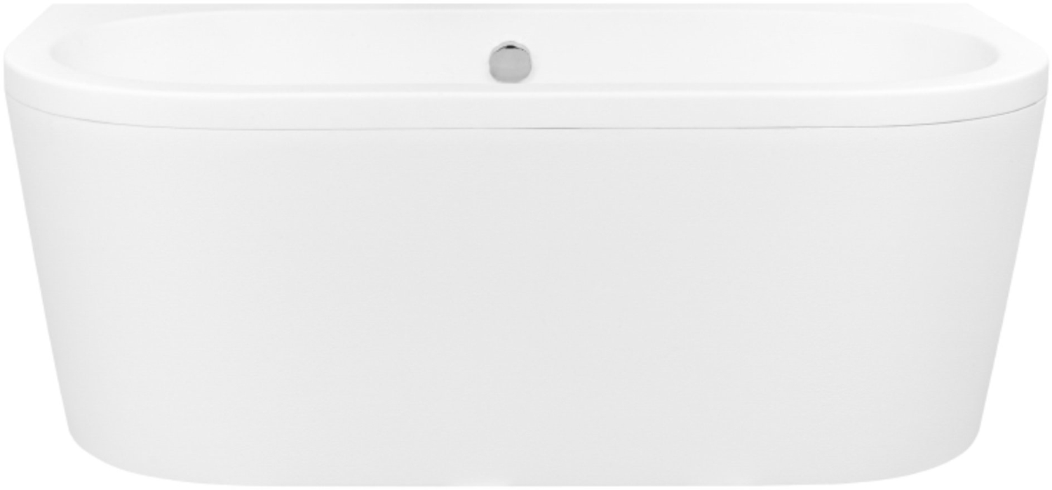 Besco Volya baignoire murale 160x75 cm ovale blanc #WKV-160-WS