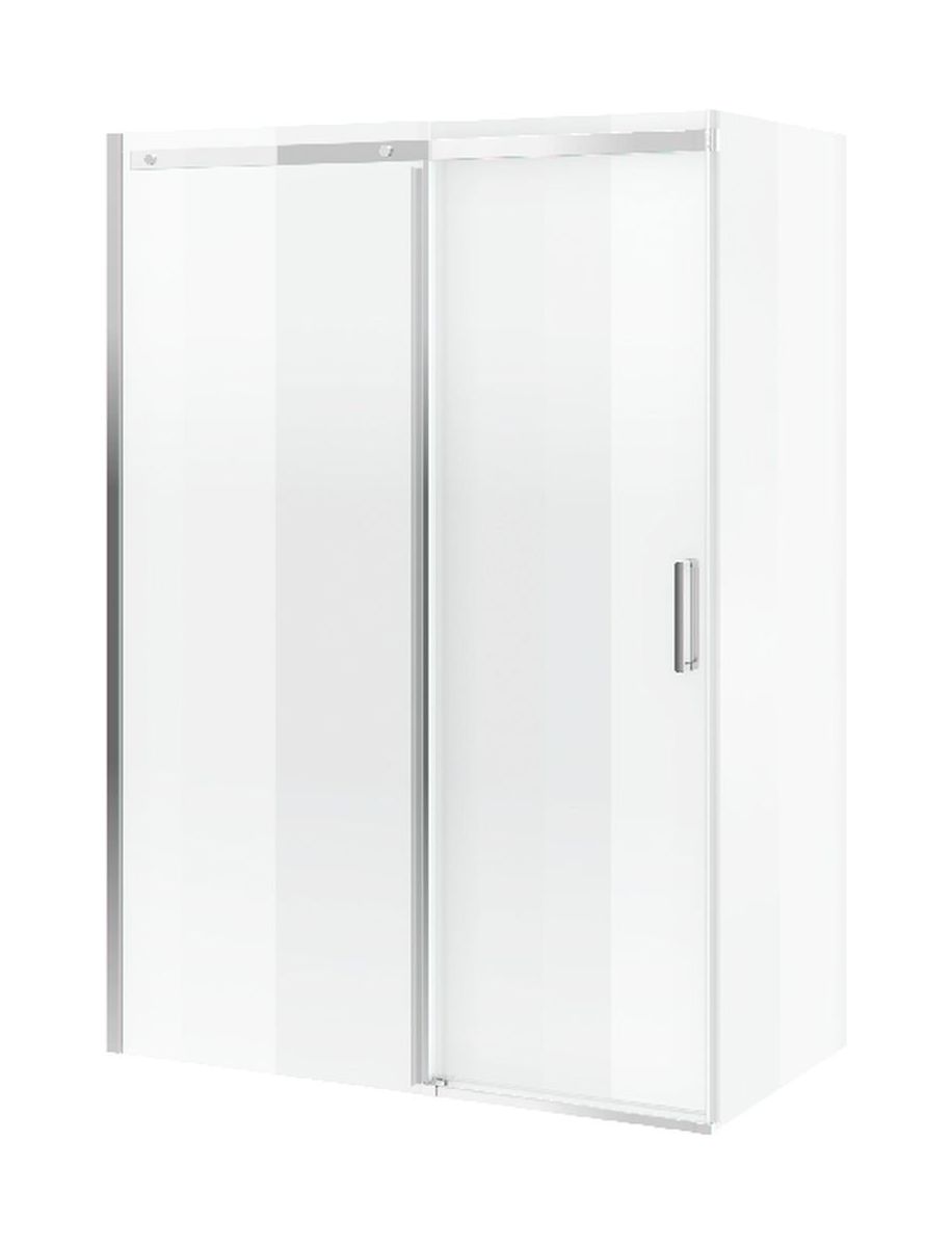 Excellent Rols paroi de douche 90 cm chrome brillant/verre transparent KAEX.2606.900.LP