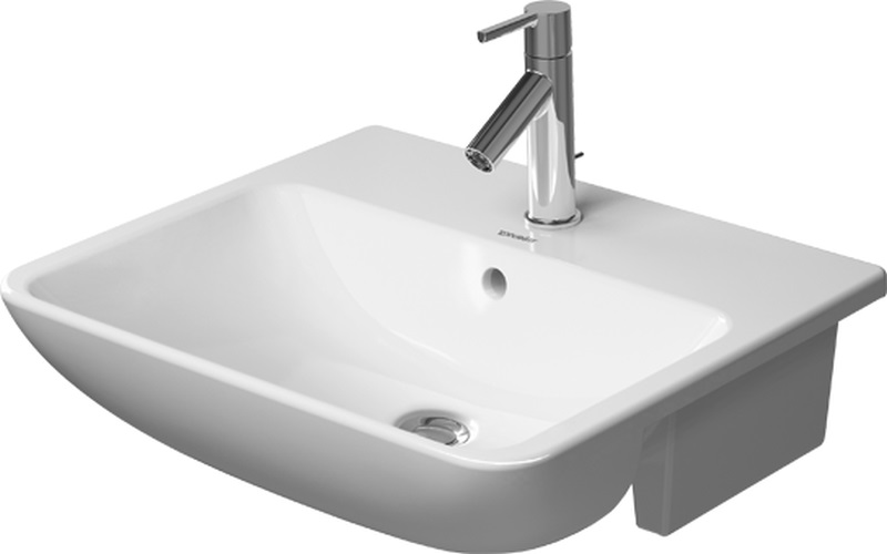 Duravit ME by Starck lavabo 55x45.5 cm semi-circulaire blanc 3785500001