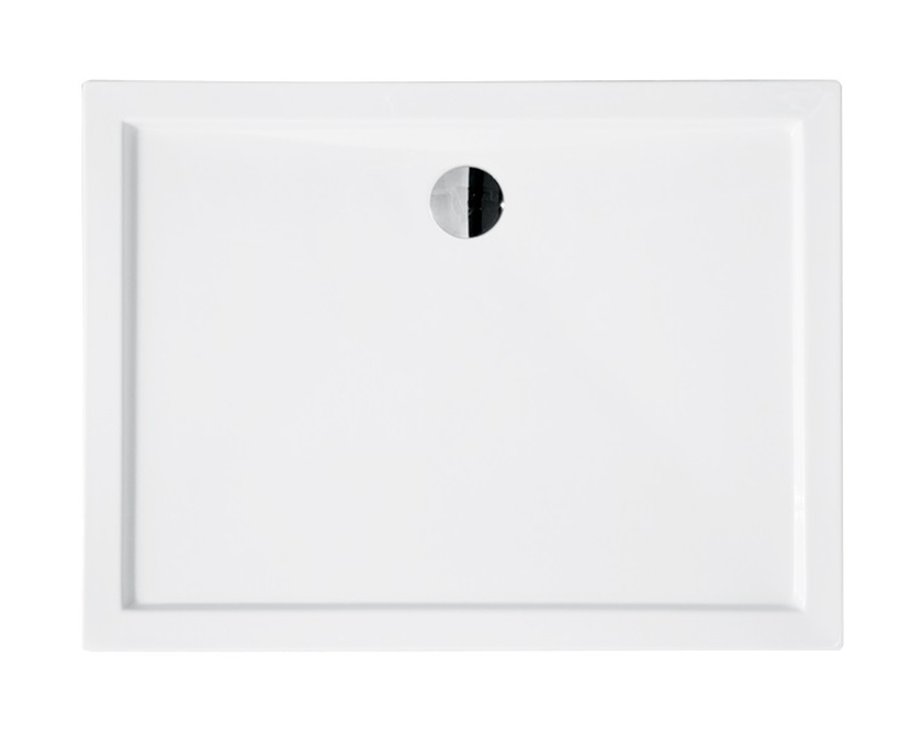 Besco Alpina Slimline receveur de douche rectangulaire 120x80 cm blanc BAA-128-P