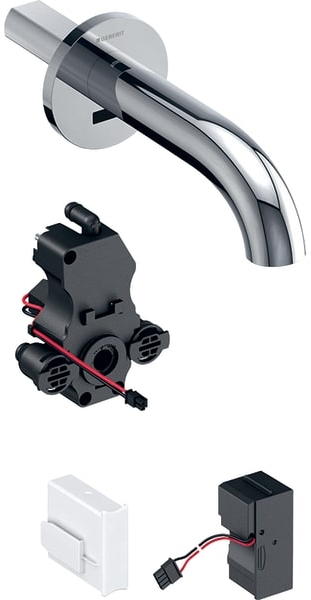 Geberit Piave vanne de lavabo encastrée électronique chrome 116.281.21.1