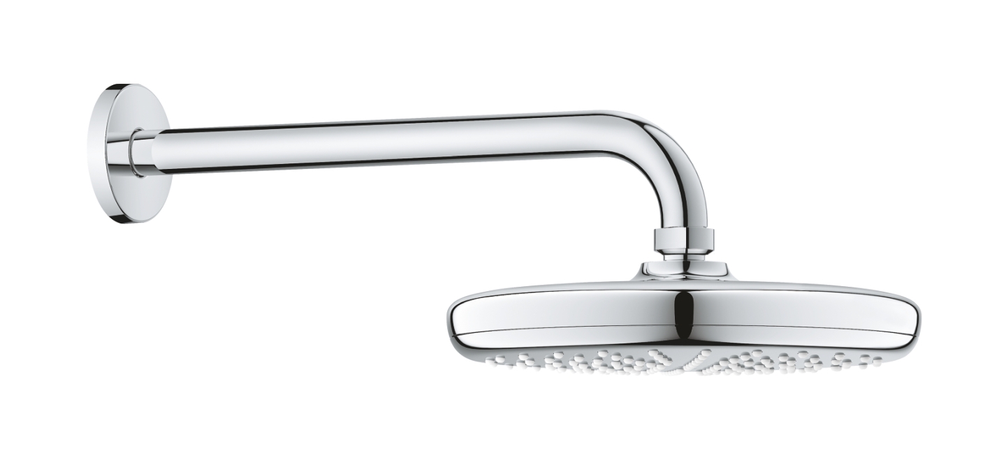 Grohe Tempesta douche à effet de pluie 21x21 cm circulaitre StarLight Chrome 26412000