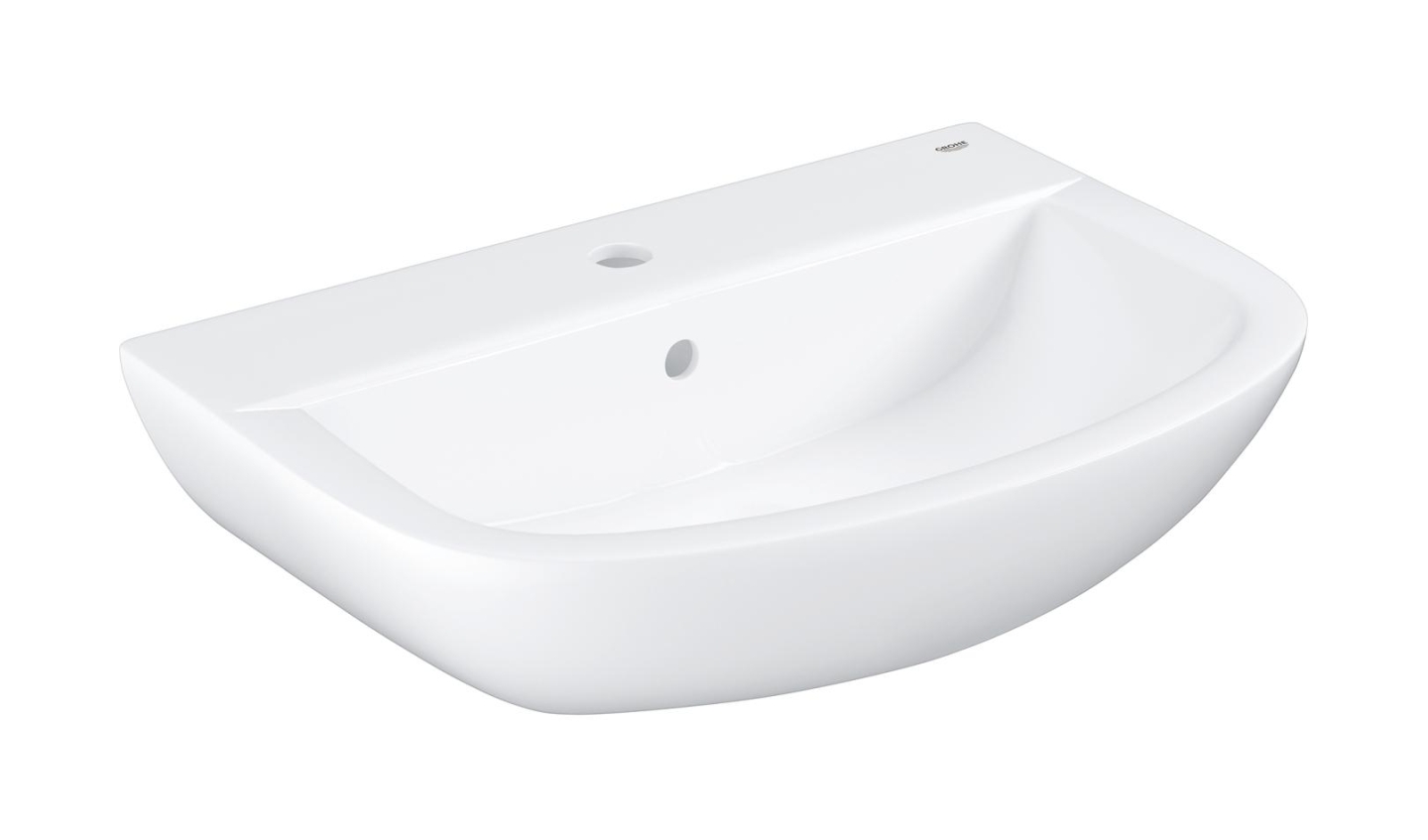 Grohe Bau Ceramic lavabo 60.9x44.2 cm semi-circulaire classique blanc 39421000