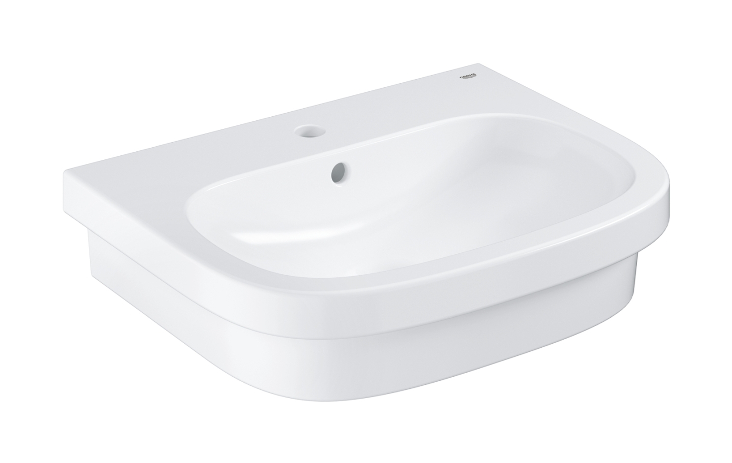 Grohe Euro Ceramic lavabo 60x48 cm semi-circulaire à poser blanc 39337000