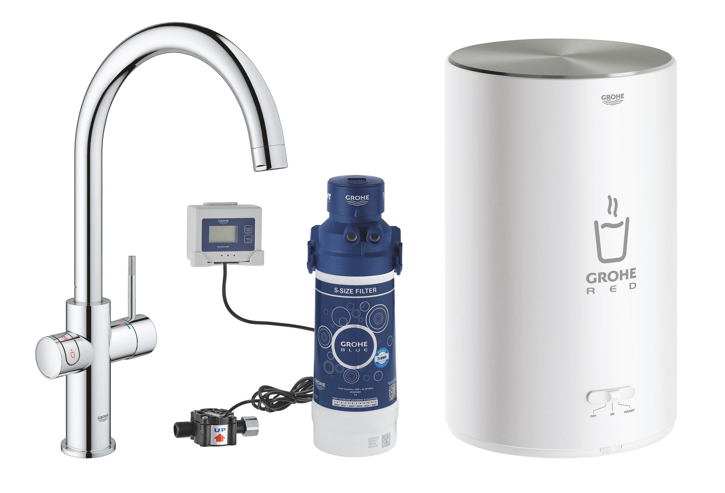 Grohe Red mitigeur de cuisine sur pied StarLight Chrome 30083001