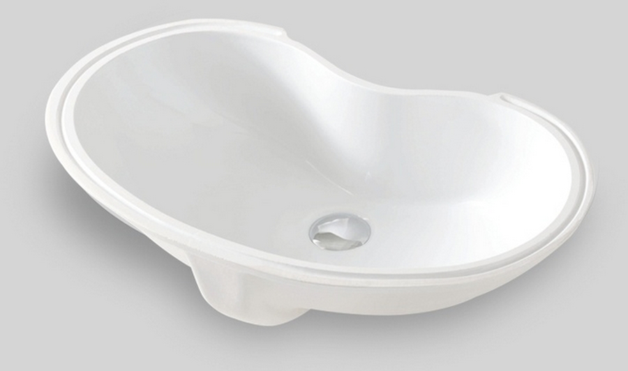Art Ceram Idea lavabo 60x37 cm ovale sous plan blanc brillant IDL00101;00