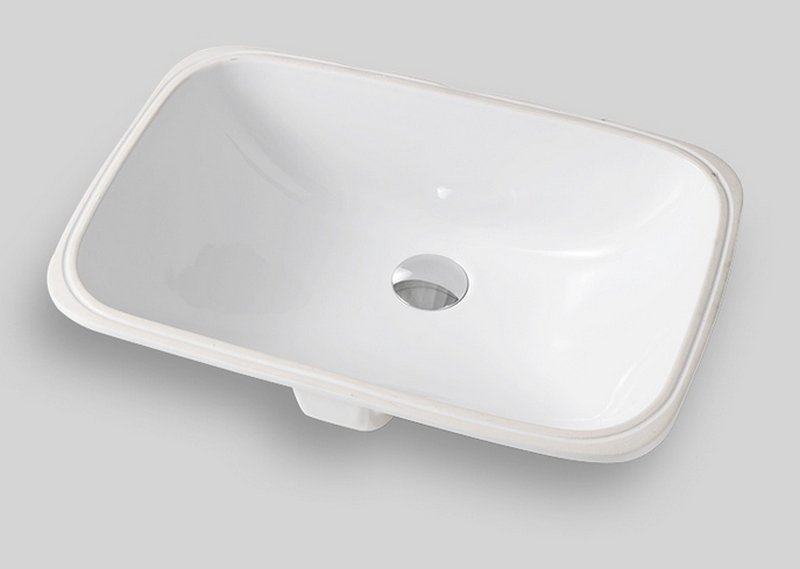 Art Ceram Nettuno lavabo 56x38 cm rectangulaire sous plan blanc brillant NTL00101;00