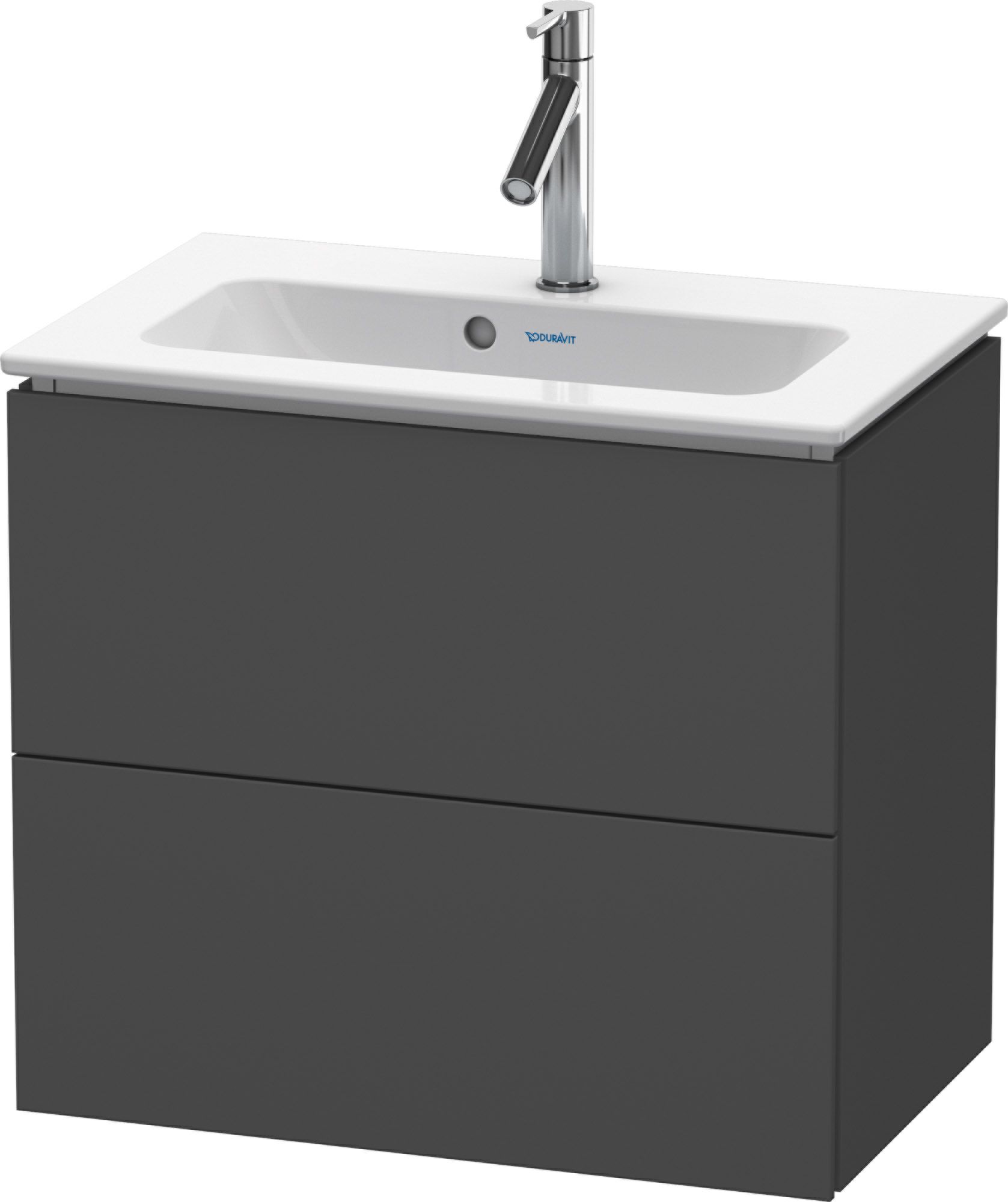 Duravit L-Cube armoire 62x39.1x55 cm sous-lavabo suspendu graphite LC625604949