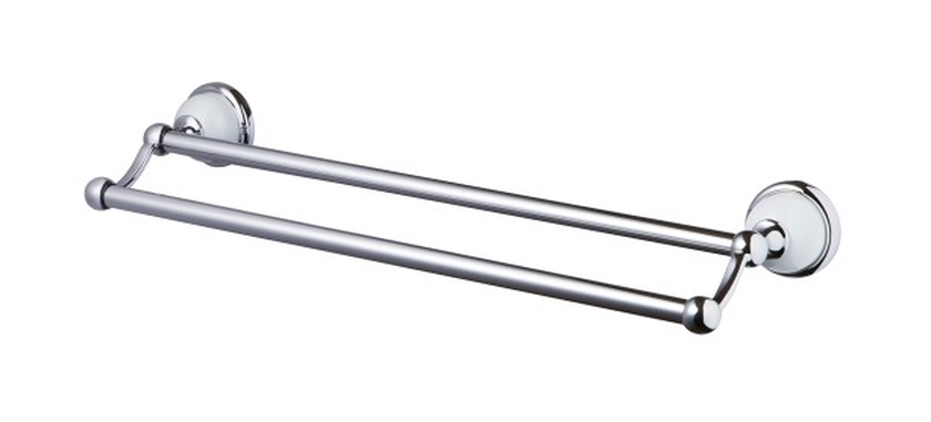 BISK Grenada porte-serviettes chrome-blanc 06907