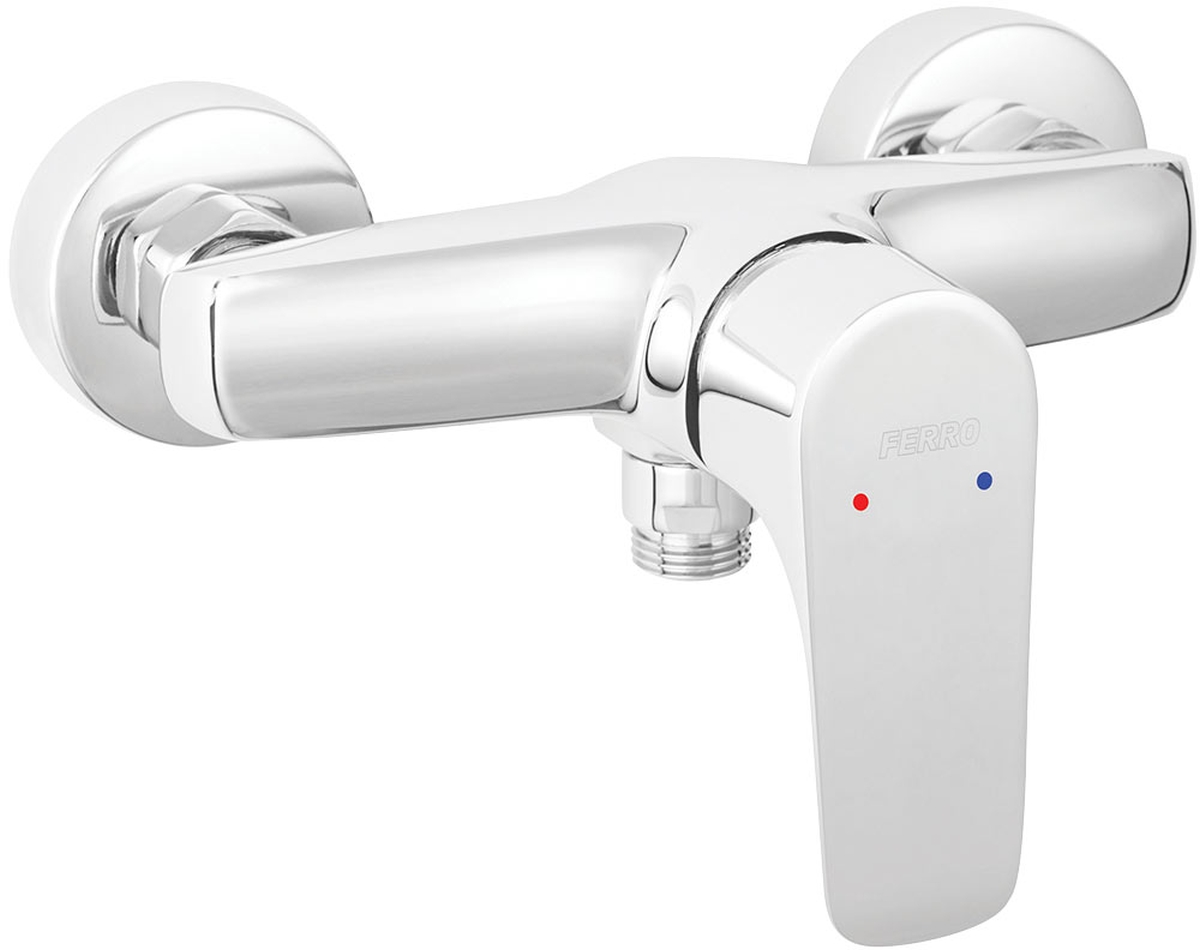 Ferro Tiga VerdeLine mitigeur de douche murale chrome BTG7VL