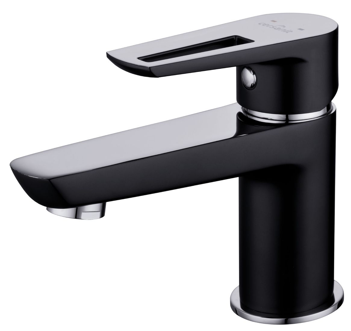 Cersanit Mille mitigeur de lavabo sur pied noir S951-048