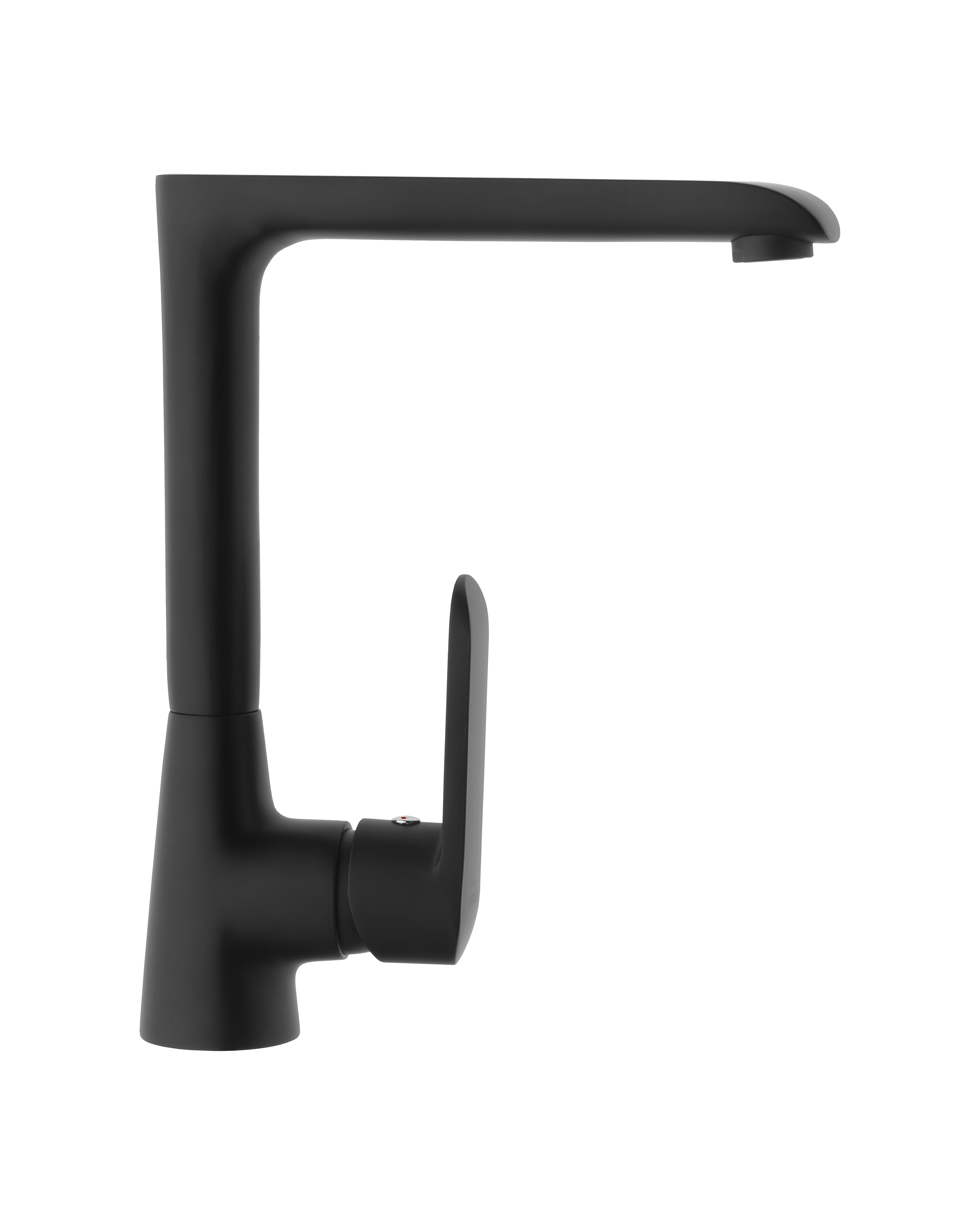 Invena Siros mitigeur de cuisine sur pied noir BZ-90-L04