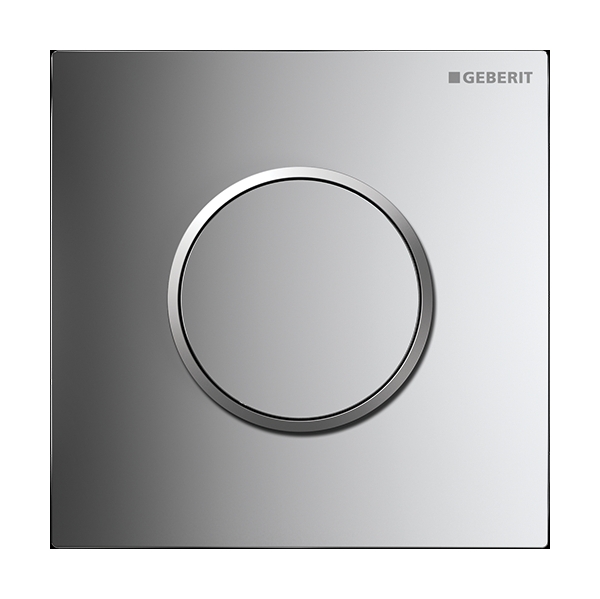 Geberit Typ 10 bouton de chasse d'eau pour urinoir chrome brillant-chrome mat 116.015.KH.1