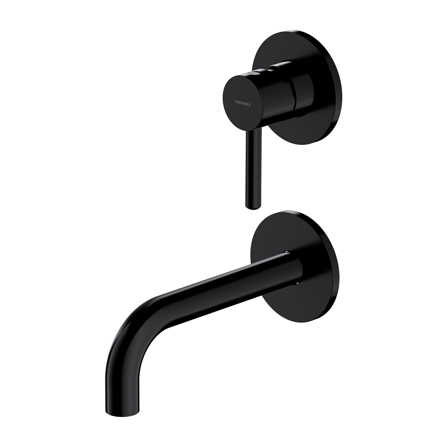 Omnires Y mitigeur de lavabo encastrée noir Y1215NBL